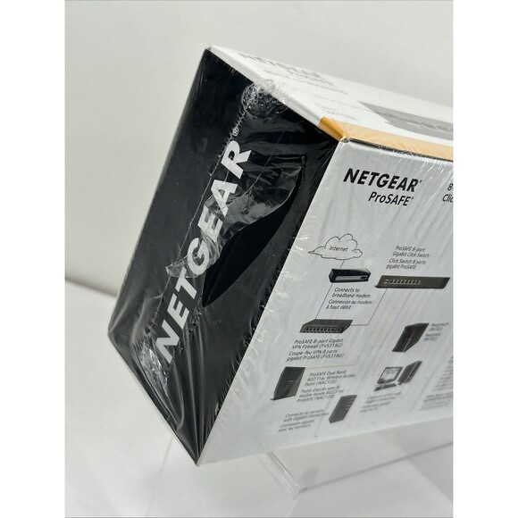 Netgear GSS108E 8-Port Gigabit Ethernet Plus Click Switch Black - Picture 6 of 6